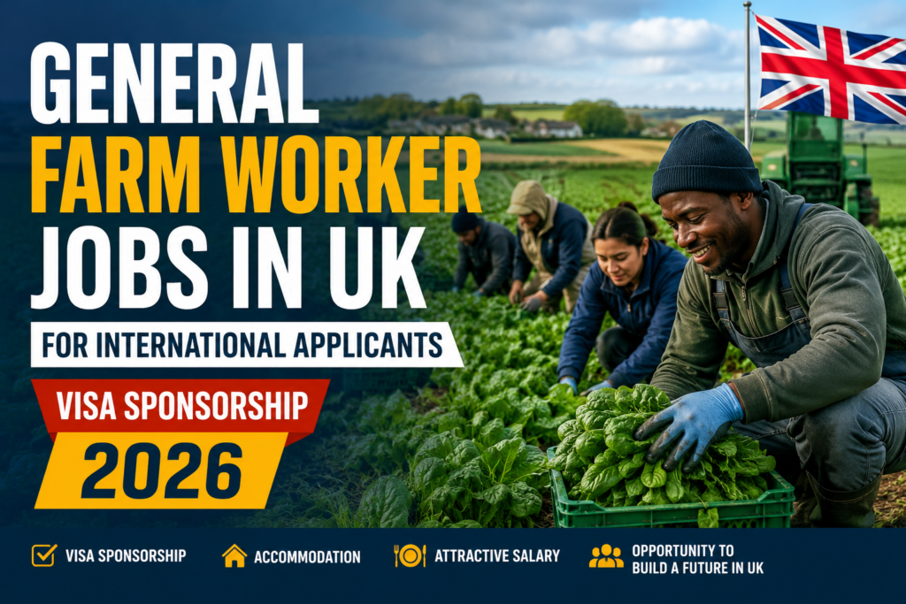General Farm Worker Jobs in UK for International Applicants (2026 Complete Guide) General Farm Worker Jobs in UK for International Applicants (2026 Complete Guide)